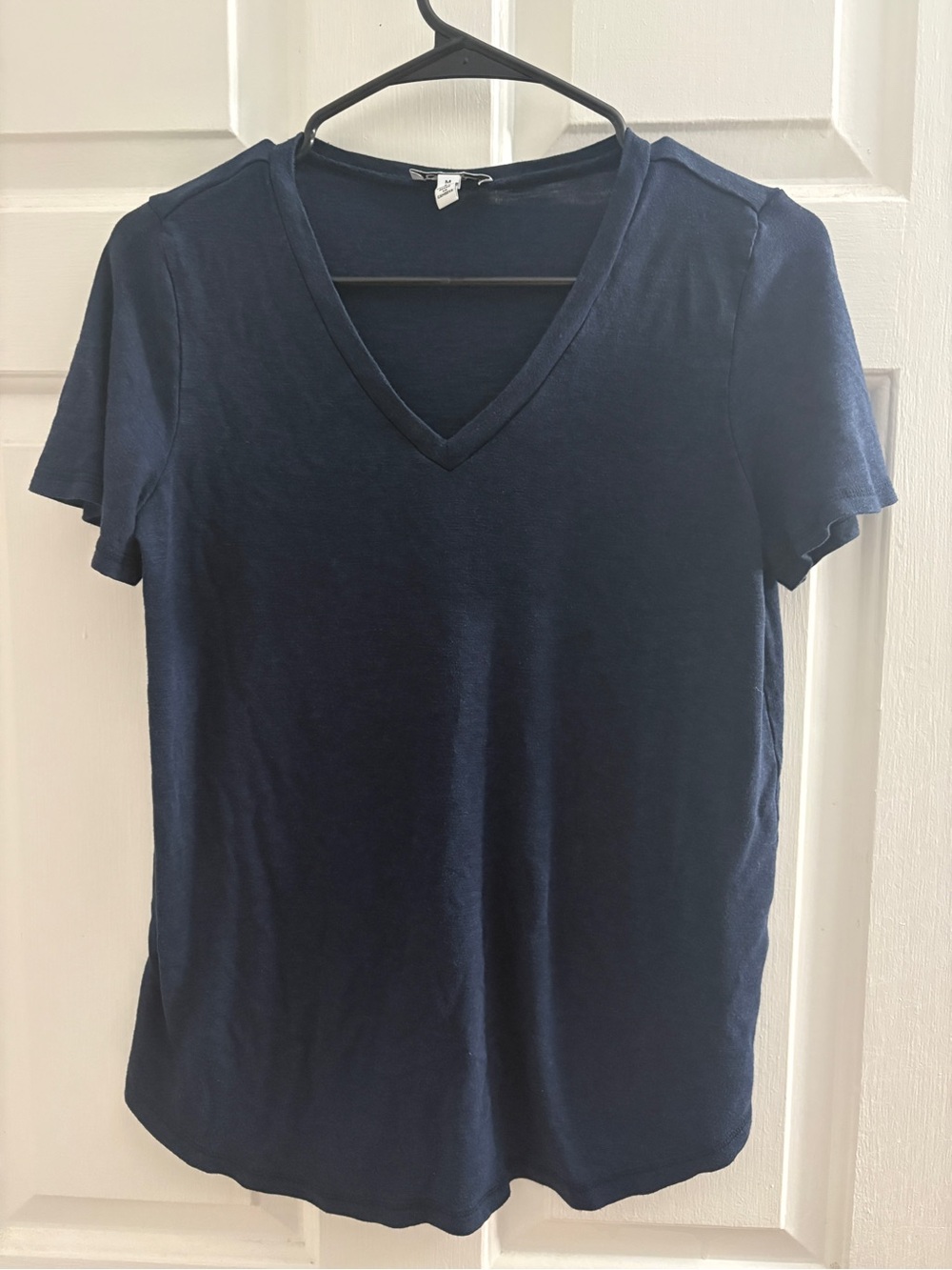 Jessica Simpson Navy V-Neck Tee - Short Sleeve